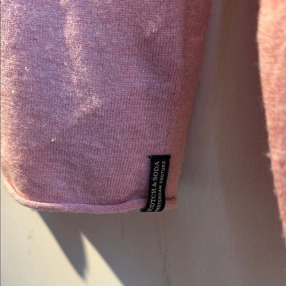 Scotch & Soda Pink Wool Long Sleeve Sweater - Picture 4 of 6